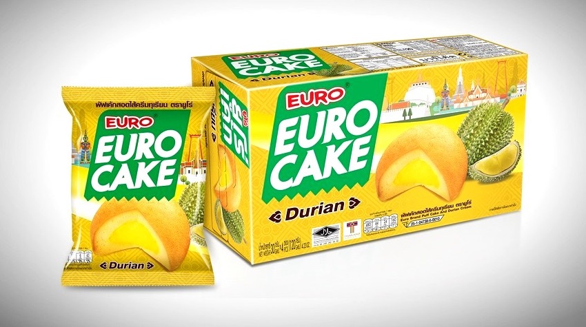 Tortini con crema al Durian - Euro 120g.